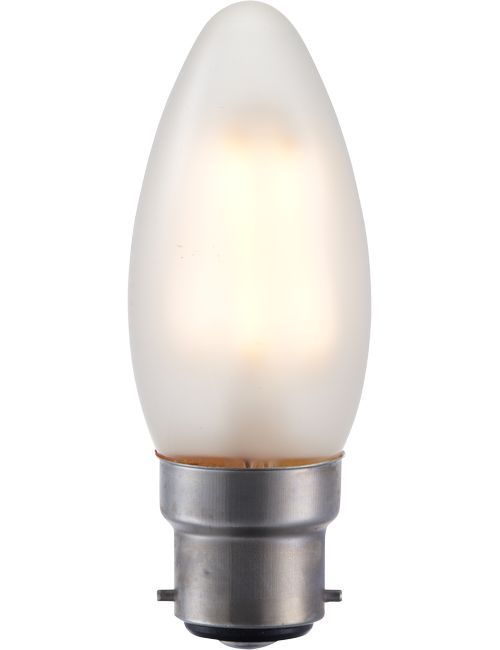 Masterlight - LED Ba22d Fila Candle C35x100 230V 140Lm 1.5W 925 AC Frosted SLF024061501