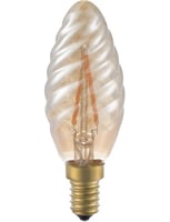 LED E14 Fila Twisted Candle C35x100 230V 140Lm 2W 825 AC Gol