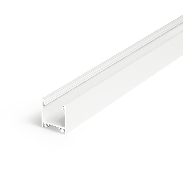 Profiel 20, opbouw, Wit, 1 meter
