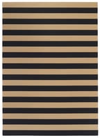 Design vloerkleed Woodnotes Big Stripe Black – Natural 1420905