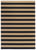Design vloerkleed Woodnotes Big Stripe Black – Natural 1420905