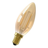 Calex LED Filament Candle-lamp  220-240V 2W E14 B35, Gold 2100K, energy label A+