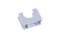Polfix PVC 19mm wit RAL9010