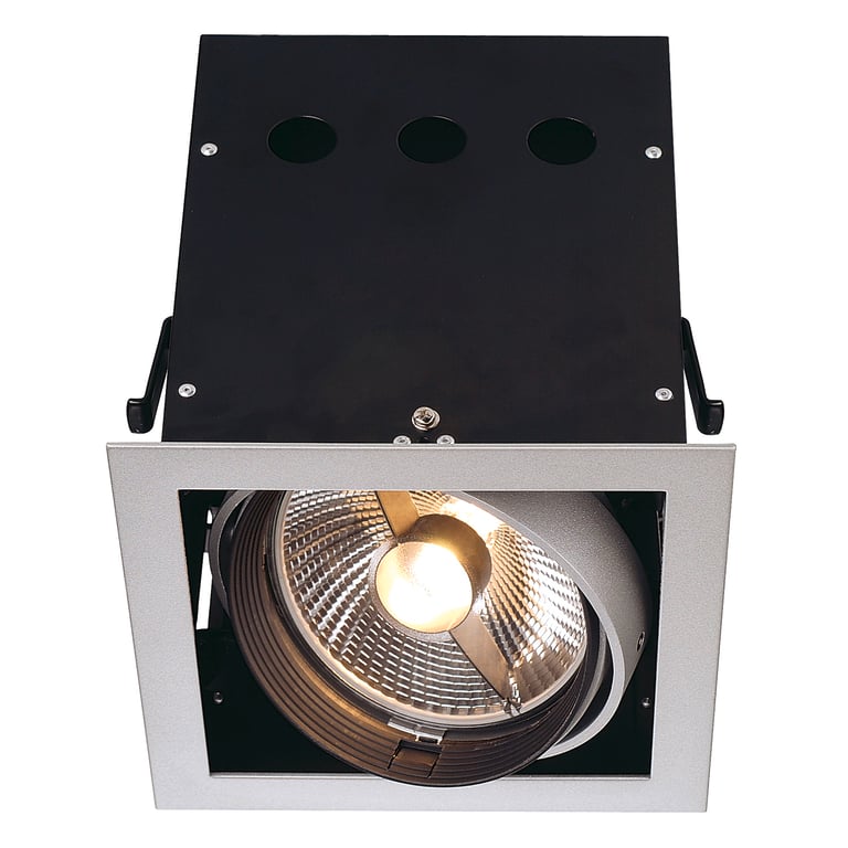 AIXLIGHT PRO 1 FRAME inbouwframe z.grijs/zwart