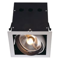 AIXLIGHT PRO 1 FRAME inbouwframe z.grijs/zwart