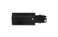 ShopLine Rail 3 Fasen eindst. + voeding zwart (R)