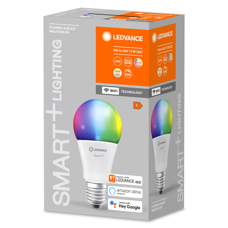 SMART+ WiFi Classic Multicolour 60 9 W/2700…6500K E27 (CS à 1 PCE)