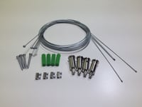 Pendelset RVS staalkabel 1.5m t.b.v. LED panel