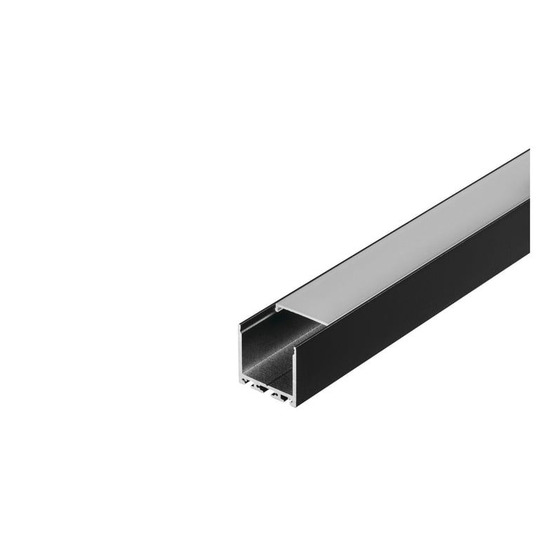 GLENOS Professioneel Profiel 3030-100 zwart, 1m