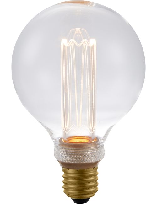 Masterlight - LED E27 Vintage Globe G95x145 230V 140Lm 3.5W 820 AC Clear D SL270019500
