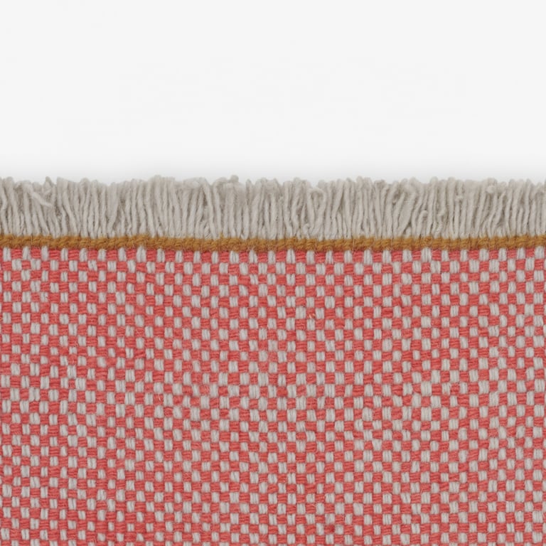 Kvadrat vloerkleed Duotone Roze Grijs 0591