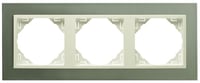 Efapel metallo/metaal afdekr. 3v titanium/parel