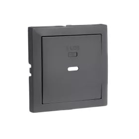 Usb-opladerplaat type c enkel grijs