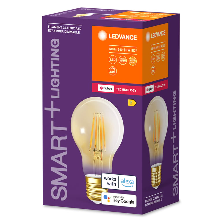 SMART+ Filament Classic Dimmable 6W 824 230V FIL GD E27