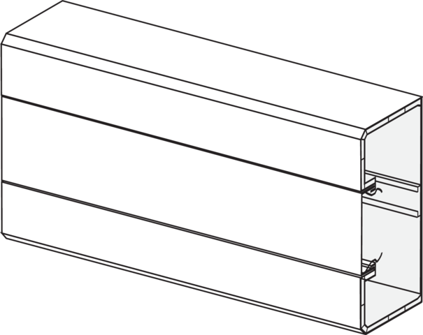 Niko - Installatiekanaal 110x50mm incl. deksel, lengte 2m
