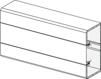 Niko - Installatiekanaal 110x50mm incl. deksel, lengte 2m