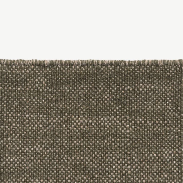 Kvadrat vloerkleed Yield without fringes Groen 0951