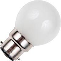 Masterlight - Gloeilamp Kogel 25W G45 Ba22d mat 130V S227267001
