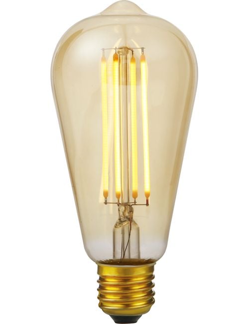 LED E27 Fila Rustika ST64x143 230V 400Lm 5W 922 AC Gold Dim
