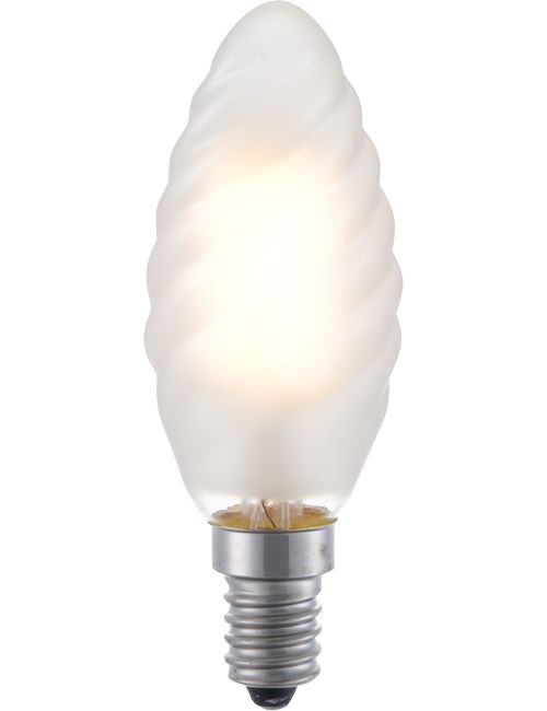 LED E14 Fila Twisted Candle C35x100 230V 320Lm 4W 925 AC Fro