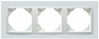 Efapel animato afdekr. 3v wit/wit