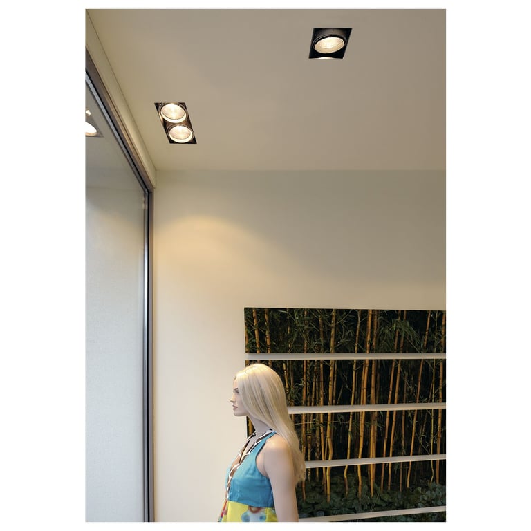 AIXLIGHT PRO 1 FRAMELESS zwart inbouwframe