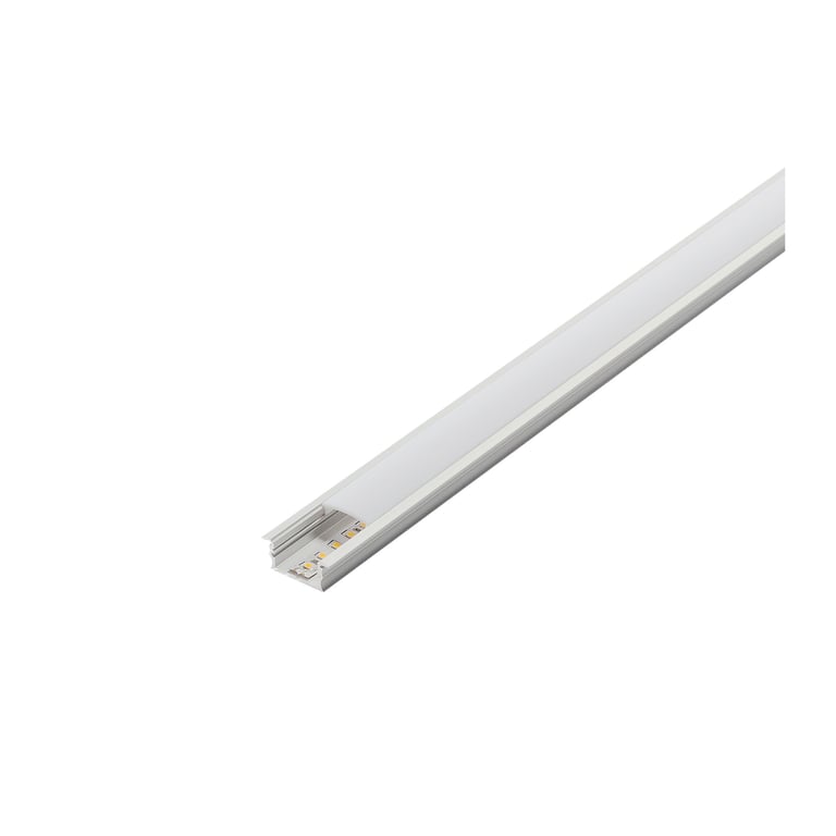 GLENOS Linear-inbouw-profiel 3314-100 1m alu gean.