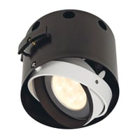 AIXLIGHT PRO 1 FLAT FRAMELESS ROUND zwart