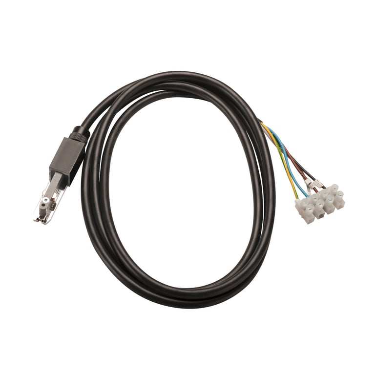 Voeding voor D-TRACK zwart 2m kabel