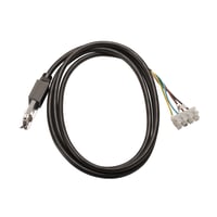 Voeding voor D-TRACK zwart 2m kabel