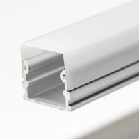 Aluminium profiel 2m, Opbouw, 21mm