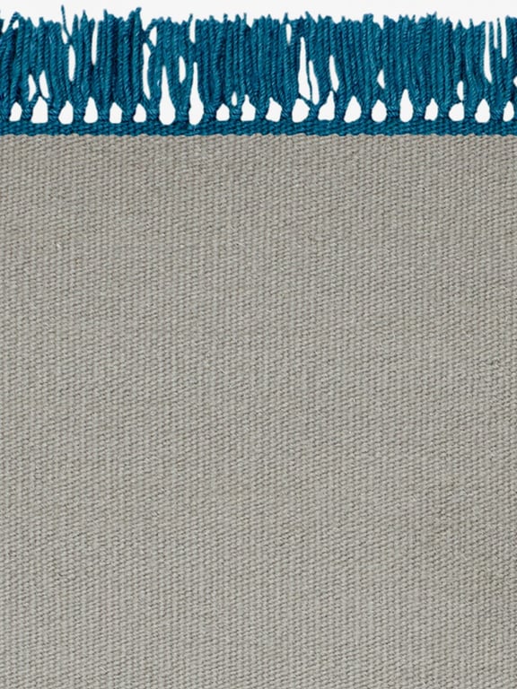 Vloerkleed Kvadrat Kelim Cross Coloured Fringes Grijs Blauw C4153