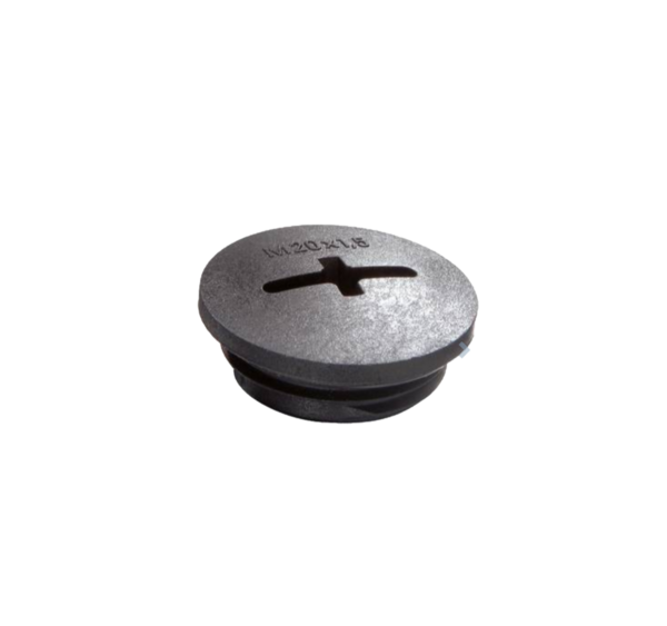 Wiska EVSG63 blindstop M63 zwart