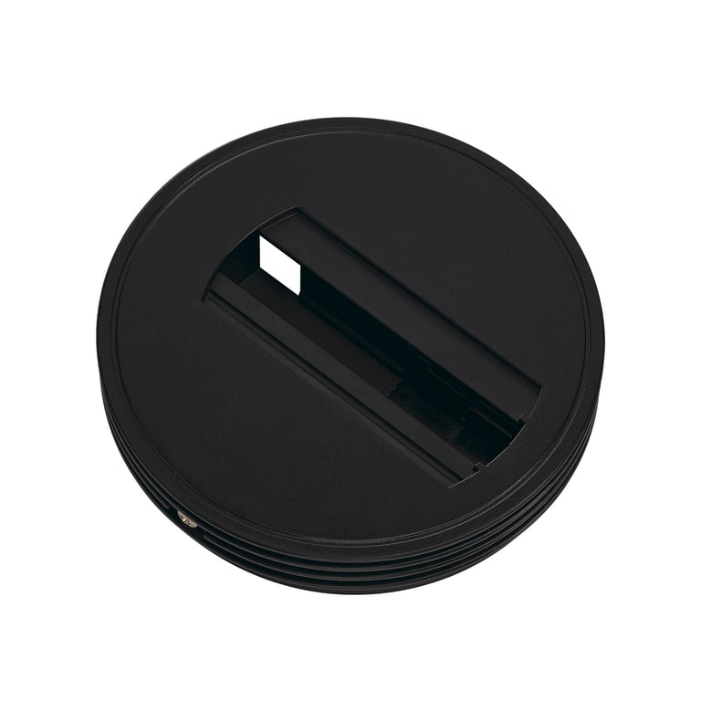 Plafondrozet voor 1-fase adapter zwart