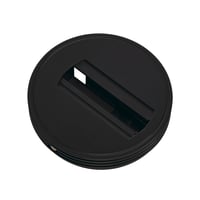Plafondrozet voor 1-fase adapter zwart