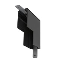 L-verbinder mechanisch, 48V TRACK, voor opbouwrail diep, stereo, zwart