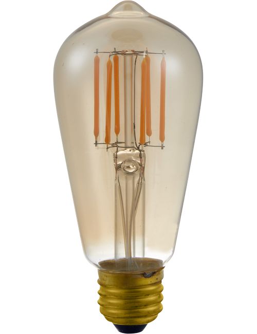 Masterlight - LED E27 Fila Rustika ST58x130 230V 400Lm 5.5W 920 AC Gold Di SLF023860505