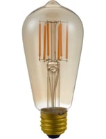 Masterlight - LED E27 Fila Rustika ST58x130 230V 400Lm 5.5W 920 AC Gold Di SLF023860505