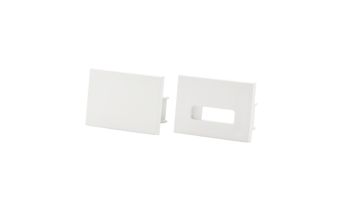 StripLine Wit Eindstuk opbouweenheid kit