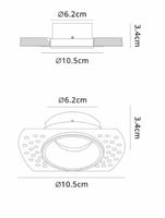 stuc spot YESO GU10 (ROUND) BLACK