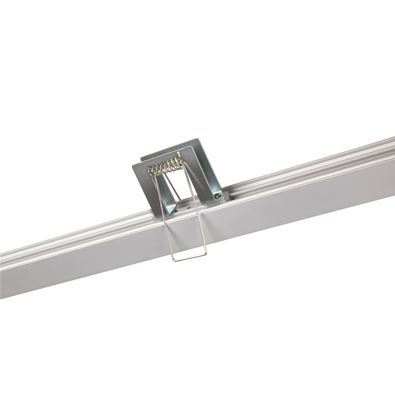GRAZIA 20 montageveer chroom/aluminium, 2 stk