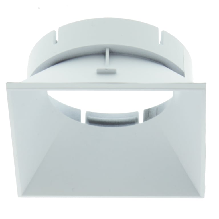 Vierkante inzet reflector 60x60mm, wit