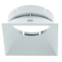 Vierkante inzet reflector 60x60mm, wit