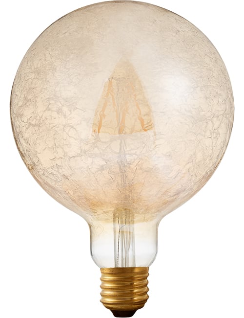 LED E27 Fila Globe G125x180 230V 200Lm 4W 920 AC Ice Gold Di