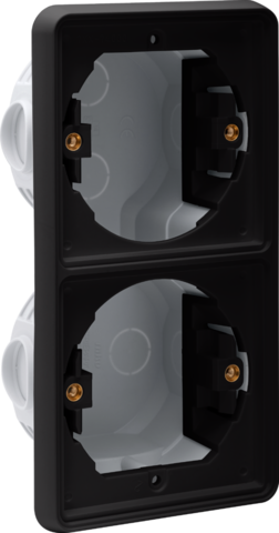 Inb kader tweevoudig verticaal, black