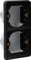 Inb kader tweevoudig verticaal, black