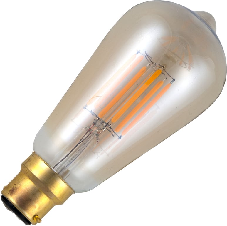 Masterlight - LED filament Rustica Ba22d 5,5W gold SL024060505