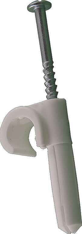 MEPAC PCS 11/15 W - MEPAC plugclip schroef 11/15mm wit