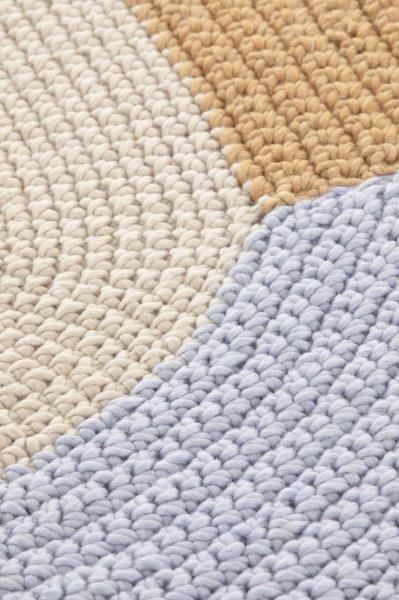 Gan Rugs The Crochet Collection Mono Beige
