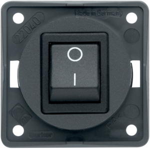 SCHUKO-wandcontactdoos 45° met controle-led SNAP IN, oranje, mat, In